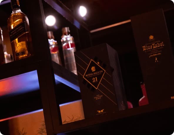 Bebidas disponíveis no bar da Good Girl